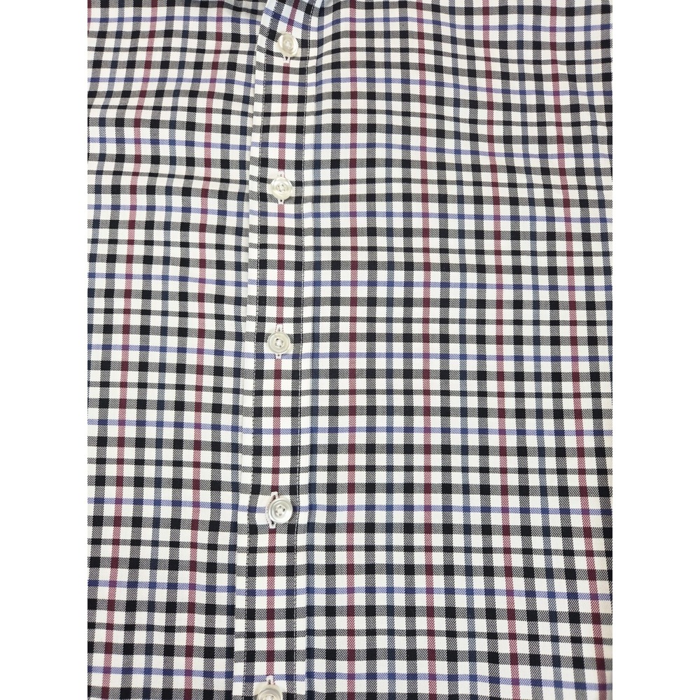 UNTUCKit Shirt Mens Medium Slim Tall Terravant Plaid Button Down Wrinkle Free - Picture 2 of 8